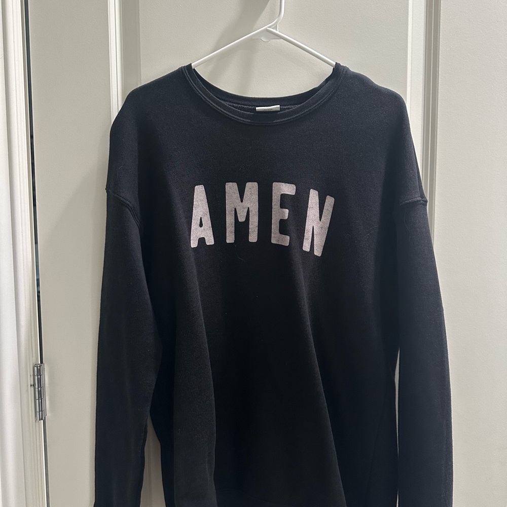 Black and White Hoodie Sweatshirt